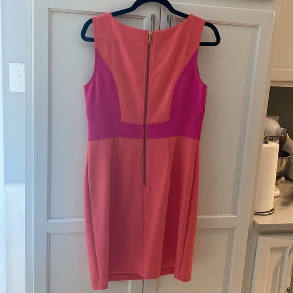 Coral and Fuschia dress - Picture 2 of 3